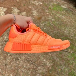BRIGHT orange Adidas 7.5
